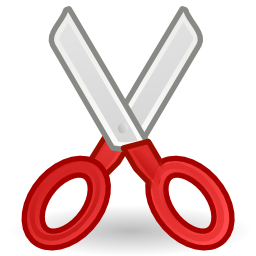Download free scissors red cut icon